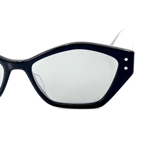 NWT Dior MissDior S1U Cat Eye Sunglasses in Black Silver Mirror - Picture 11 of 14